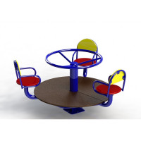  Дитяча карусель Класична 3-х місцева БС-308